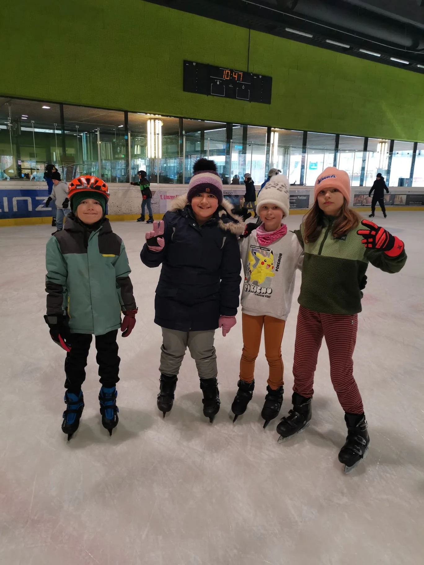 Eislaufen zu Fasching