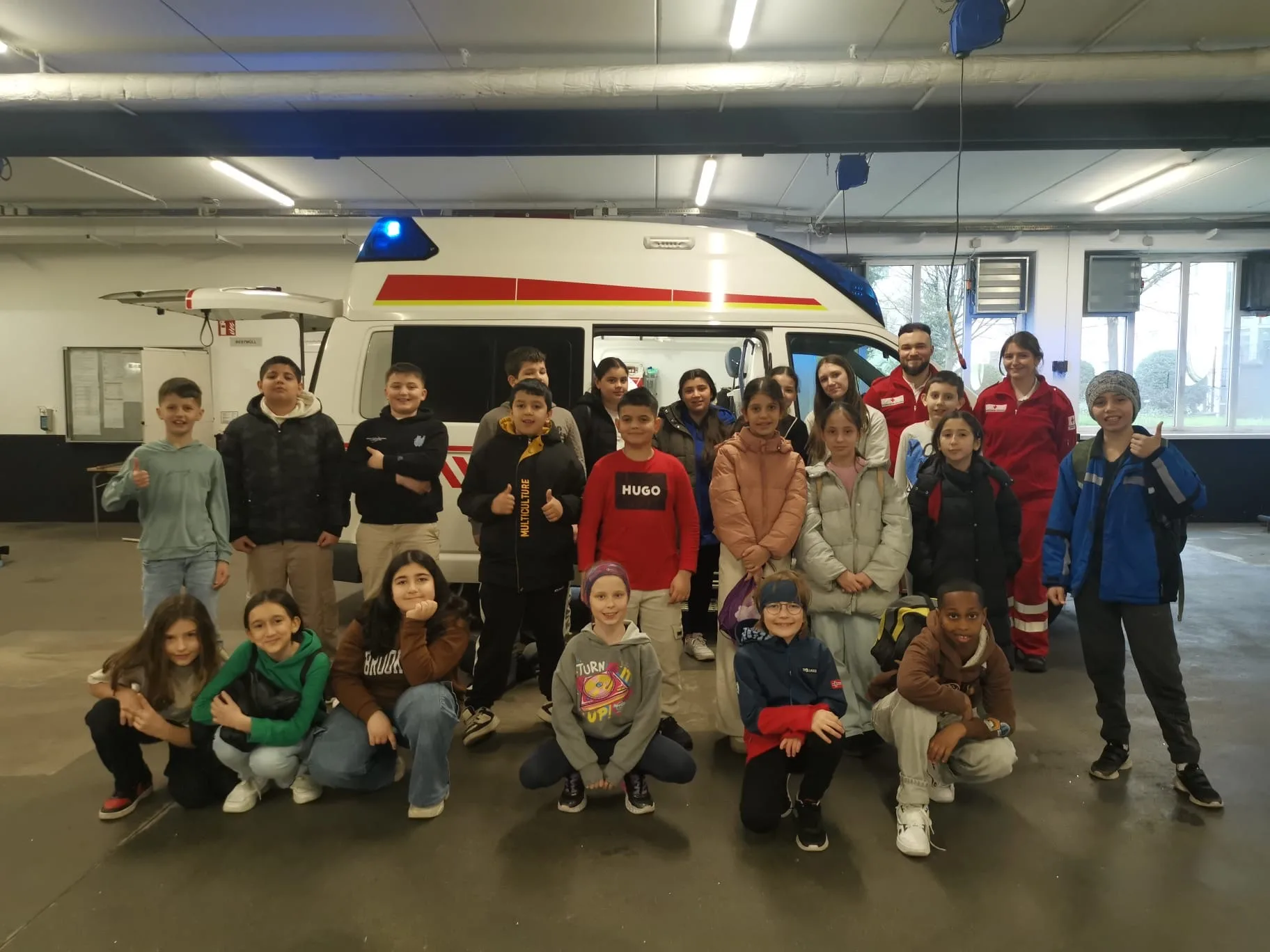 Lehrausgang zum Roten Kreuz